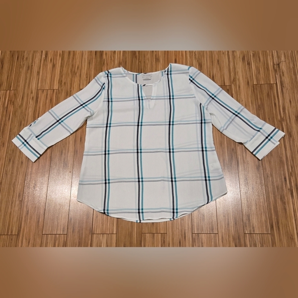 NWOT Van Heusen Plaid Women's Top
